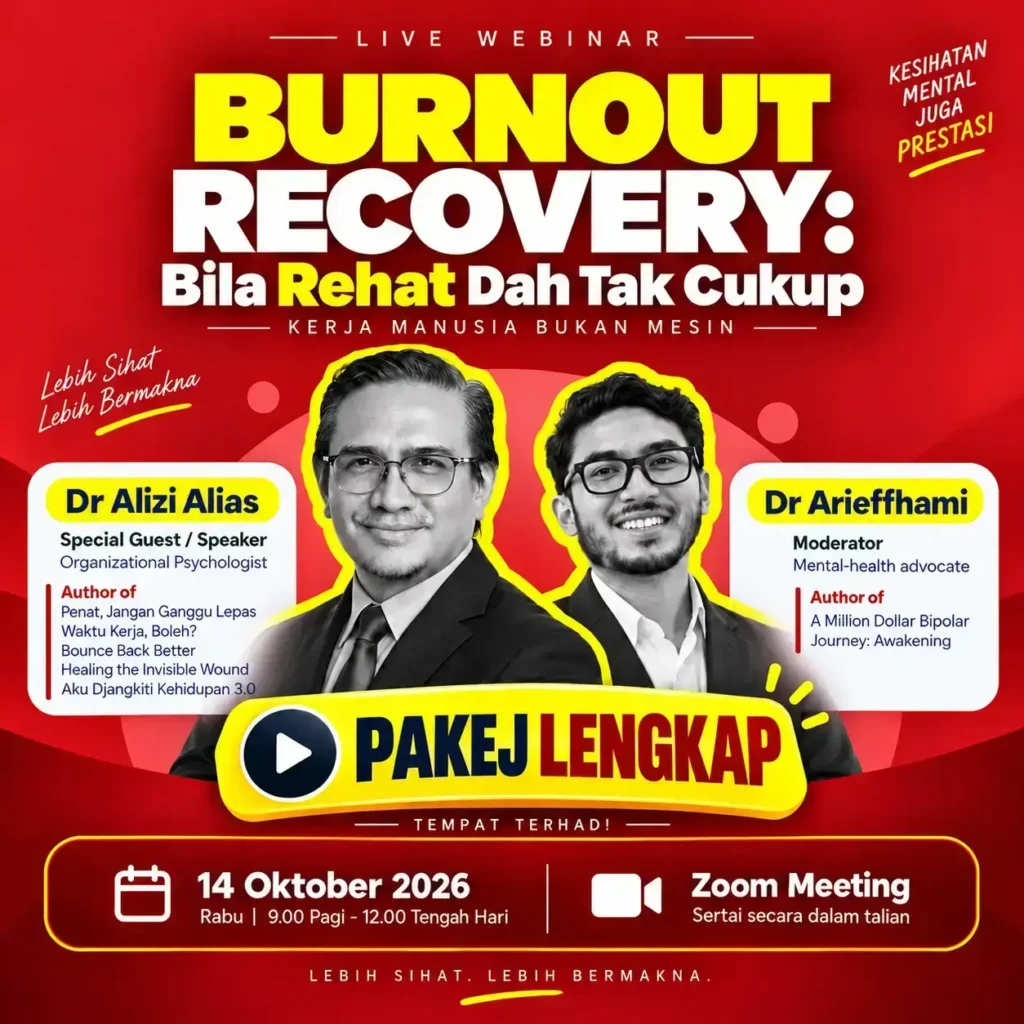 Tiket Webinar  - Burnout Recovery Pakej Lengkap