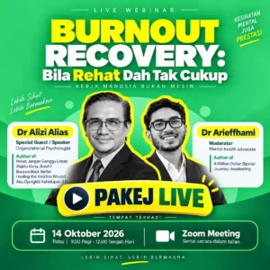 Tiket Webinar  - Burnout Recovery Live Sahaja